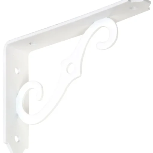 National Hardware White Steel Shelf Bracket 0.94 in. L 80 lb