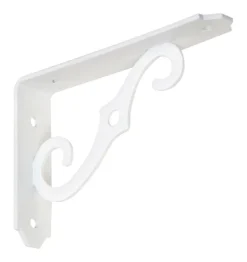 National Hardware White Steel Shelf Bracket 0.94 in. L 80 lb