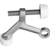 National Hardware Zinc Satin Nickel Silver Hinge Pin Door Stop Mounts to door