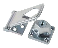 National Hardware Zinc-Plated Steel 3-1/2 in. L Keyed Hasp Lock 1 (Pack of 5)