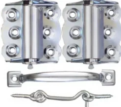 National Hardware Zinc-Plated Steel Screen/Storm Door Hardware Set 1 pk