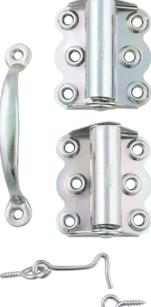 National Hardware Zinc-Plated Steel Screen/Storm Door Hardware Set 1 pk