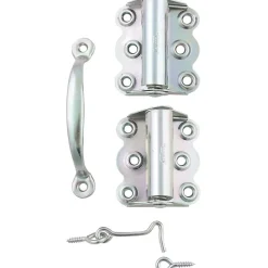 National Hardware Zinc-Plated Steel Screen/Storm Door Hardware Set 1 pk