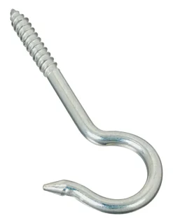 National Hardware Zinc-Plated Silver Steel 4-1/8 in. L Ceiling Hook 60 lb 1 pk