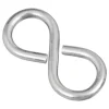 National Hardware Zinc-Plated Silver Steel 1-5/8 in. L Closed S-Hook 1 pk