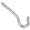 National Hardware Zinc-Plated Silver Steel 2-5/8 in. L Square Bend Hook 1 pk