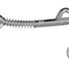 National Hardware Zinc-Plated Silver Steel 2-1/2 in. L Safety Hook and Eye 1 pk