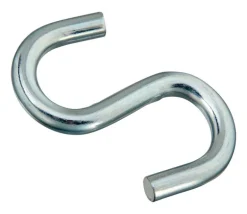 National Hardware Zinc-Plated Silver Steel 4 in. L Heavy Open S-Hook 240 lb 1 pk