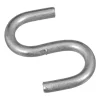 National Hardware Zinc-Plated Silver Steel 3/4 in. L Open S-Hook 5 lb 8 pk