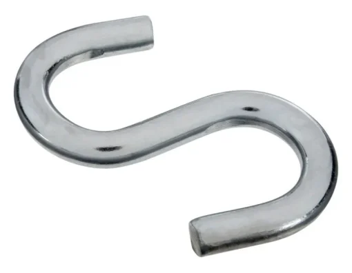 National Hardware Zinc-Plated Silver Steel 3-1/2 in. L Heavy Open S-Hook 180 lb 1 pk