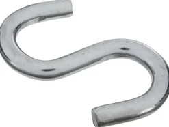 National Hardware Zinc-Plated Silver Steel 3-1/2 in. L Heavy Open S-Hook 180 lb 1 pk
