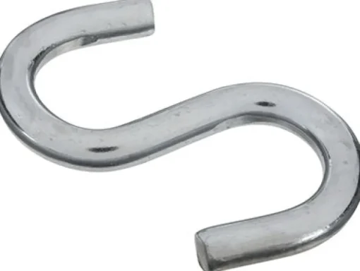 National Hardware Zinc-Plated Silver Steel 3-1/2 in. L Heavy Open S-Hook 180 lb 1 pk