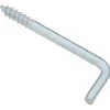 National Hardware Zinc-Plated Silver Steel 1-13/16 in. L Square Bend Hook 1 pk