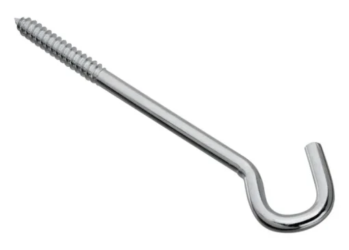 National Hardware Zinc-Plated Silver Steel 8 in. L Screw Hook 150 lb 1 pk