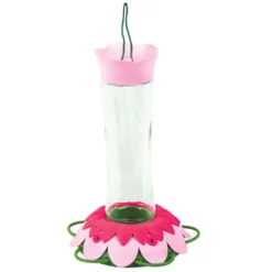 Nature's Way So Real Hummingbird 20 oz Glass/Metal/Plastic Gravity Nectar Feeder 5 ports (Pack of 6)