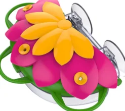 Nature's Way So Real Hummingbird 8 oz Plastic Window Nectar Feeder 3 ports (Pack of 6)