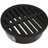 NDS 4 in. Black Round Polyethylene Drain Grate