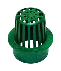 NDS 3 in. Green Round Polyethylene Atrium Grate