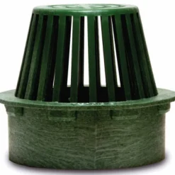 NDS 3 in. Green Round Polyethylene Atrium Grate