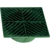 NDS 5 in. Green Square Polyolefin Drain Grate
