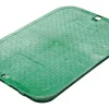 NDS 21-1/2 in. W X 2 in. H Rectangular Valve Box Cover Green
