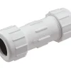 NDS Schedule 40 1-1/4 in. Compression x 1-1/4 in. Dia. Compression PVC Coupling