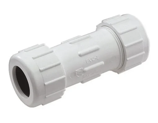NDS Schedule 40 3/4 in. Compression each X 3/4 in. D Compression PVC Coupling 1 pk