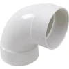 NDS Schedule 35 4 in. Hub each X 4 in. D Hub PVC Elbow 1 pk