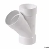 NDS Schedule 35 4 in. Hub each X 4 in. D Hub PVC Wye 1 pk