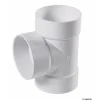 NDS Schedule 35 4 in. Hub each X 4 in. D Hub PVC Straight Tee 1 pk