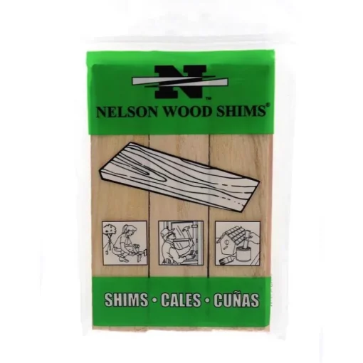 Nelson 1.5 in. W X 6 in. L Wood Shim 9 pk