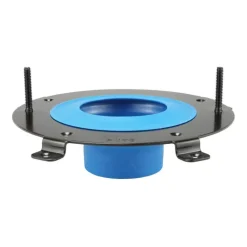 Next HydroSeat Black and Blue Plastic & Stainless Steel Toilet Flange Repair Ring 0.38 x 6.88 in.