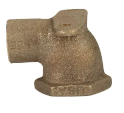NIBCO 1/2 in. Sweat X 1/2 in. D FPT Brass Drop Ear Elbow 1 pk