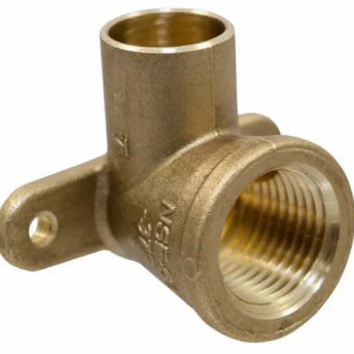 NIBCO 1/2 in. Sweat X 1/2 in. D FPT Brass Drop Ear Elbow 1 pk