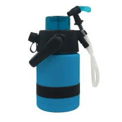 Nice Tpf-518704 1/2 Gallon Blue Pump2pour Insulated Jug With Hose & Spout (Pack of 4).