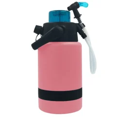 Nice Tpf-519503 1 Gallon Pink Pump2pour Insulated Jug With Hose & Spout (Pack of 4).