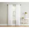 No. 918 Reno White Curtains 102 in. W x 84 in. L (Pack of 2)
