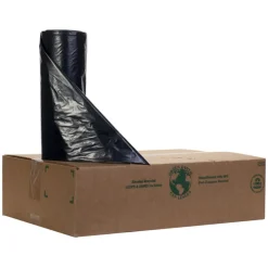 Noramco T-Series 56 gal Trash Can Liners Twist Tie 100 pk