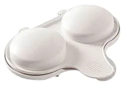 Nordic Ware White Plastic Egg Poacher