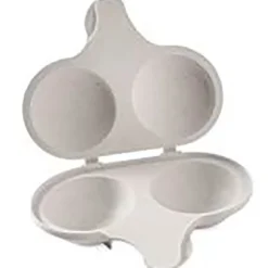Nordic Ware White Plastic Egg Poacher