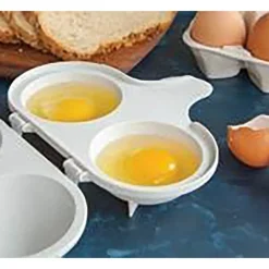 Nordic Ware White Plastic Egg Poacher