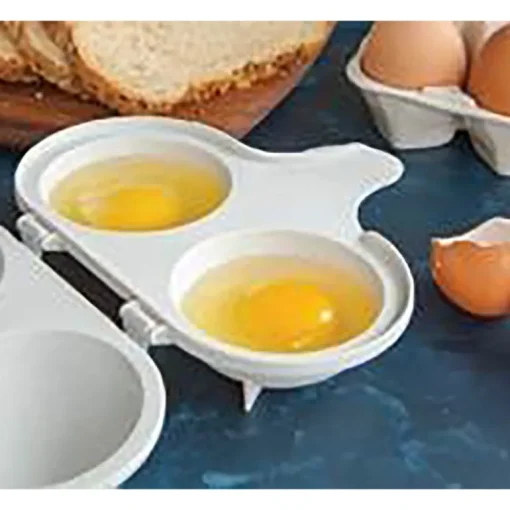 Nordic Ware White Plastic Egg Poacher