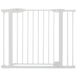 North States Toddleroo White 30 in. H x 29.75-40.5 in. W Metal Auto-Close Gate