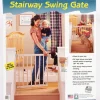 North States White 30 in. H X 28-42 in. W Wood Child Safety Gate
