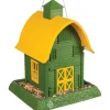 North States Wild Bird 5 lb Plastic Barn Hopper Bird Feeder 4 ports
