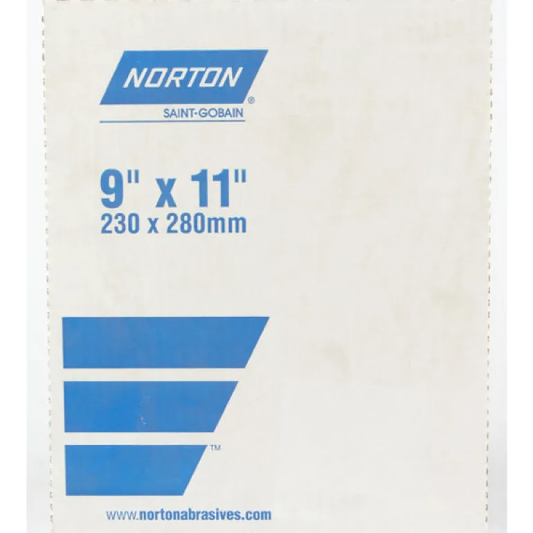 Norton 11 in. L X 9 in. W 150 Grit Aluminum Oxide Sandpaper 1 pk