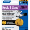 Norton Hook & Sand 5 in. Aluminum Oxide Hook and Loop A290 Sanding Disc 220 Grit Very Fine 25 pk