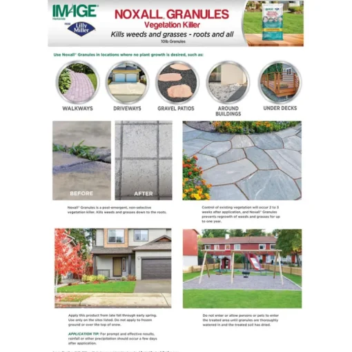 Noxall Non Organic Vegetation Killer Granules 10 lbs. 1000 sq. ft. Coverage
