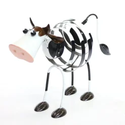 Ns Swirl Cow Metal 9" (Pack of 4)