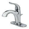 Oak Brook Pacifica Chrome Mid Arc 1.2 GPM 1-Handle Lavatory Pop-Up Faucet 4 in.